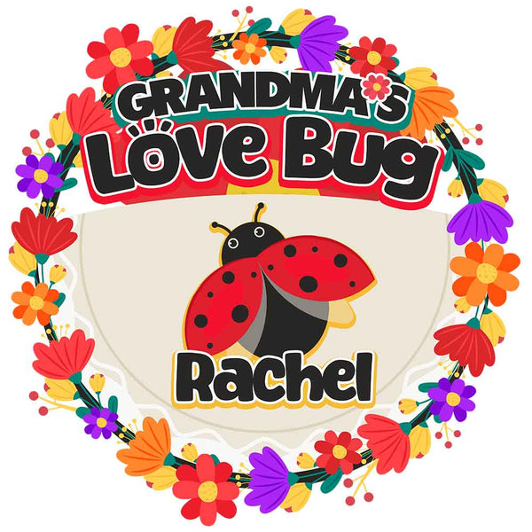 Grandma's Love Bugs - Gift For Grandma, Personalized Wood Sign