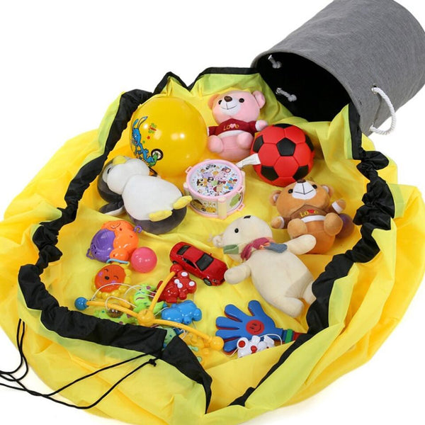 Personalized Toy Bin With Attached Play Mat Mostly Pillows
