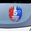 USA 250th Anniversary Eagle Car Window Decal Sticker — 1776-2026 Patriotic Vinyl | Truck, SUV, Car