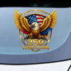USA 250th Anniversary Eagle Car Window Decal Sticker — 1776-2026 Patriotic Vinyl | Truck, SUV, Car