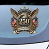 USA 250th Anniversary Eagle Car Window Decal Sticker — 1776-2026 Patriotic Vinyl | Truck, SUV, Car