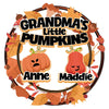 Custom Grandma's Little Pumpkins Metal Sign