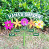 Custom Nana's Garden - Metal Garden Stakes