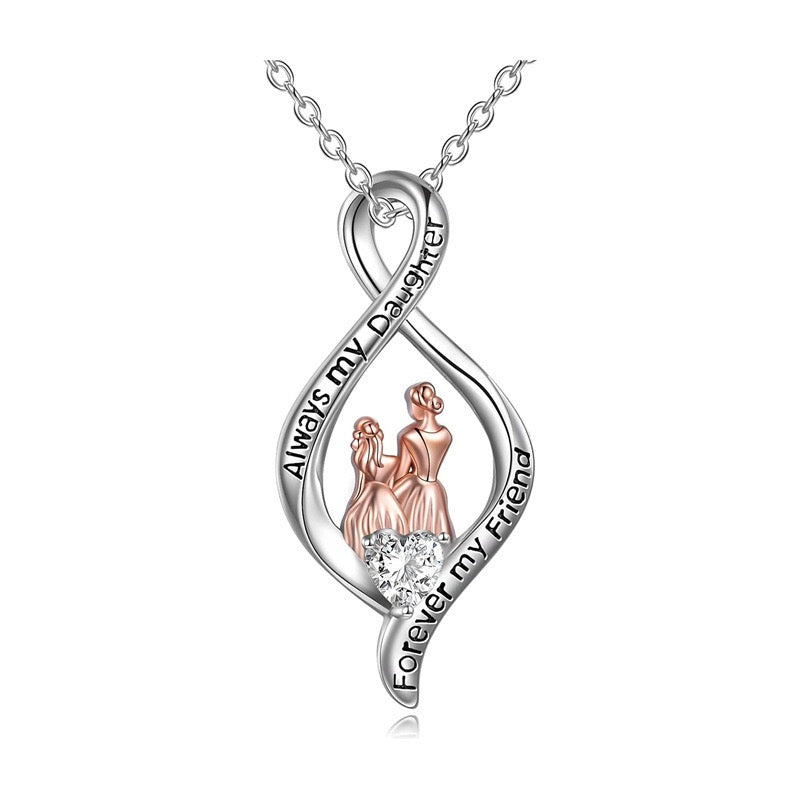 Always My Daughter Forever My Friend Sterling Silver Necklace - Mostly ...