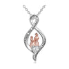 Always My Daughter Forever My Friend Sterling Silver Necklace