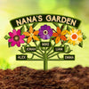 Custom Nana's Garden - Metal Garden Stakes