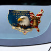 USA 250th Anniversary Eagle Car Window Decal Sticker — 1776-2026 Patriotic Vinyl | Truck, SUV, Car