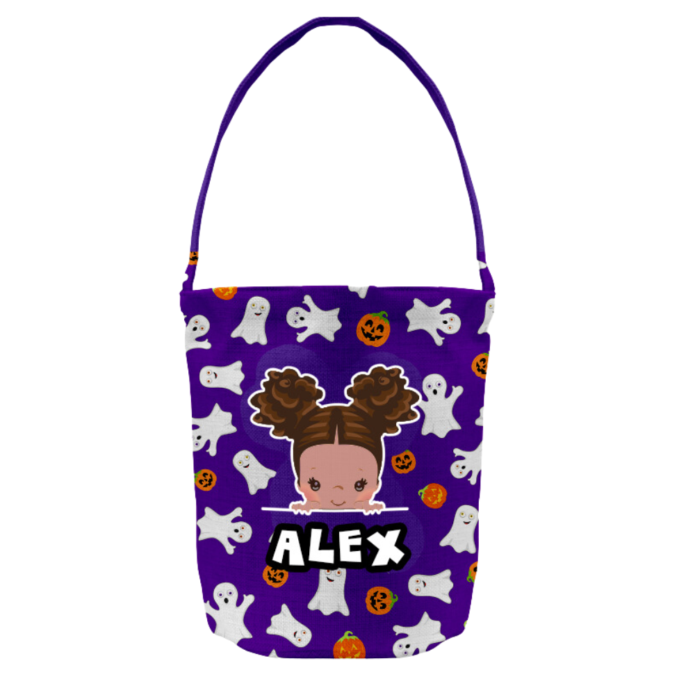 Personalized Halloween Trick or Treat Baskets