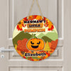 Grandma’s Little Pumpkins Personalized Fall Wooden Door Sign
