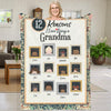 Reasons I Love Being A Grandma - Personalized Blanket