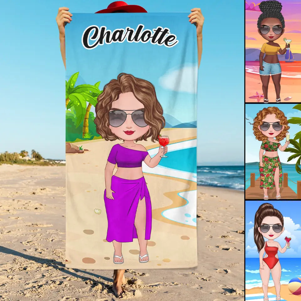 Personalized Summer Beach Towel