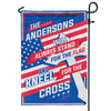 Stand for the Flag - Kneel for the Cross Personalized Flag – V2