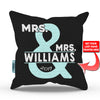 Mr and Mrs Personalized Throw Pillow Cover – Style 2 - 18