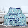 Baby Announcement Personalized Blanket