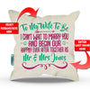 Can't Wait For Happily Ever After Personalized Throw Pillow Cover - 18
