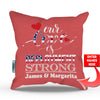 Deployment Strong Personalized Throw Pillow Cover - 18