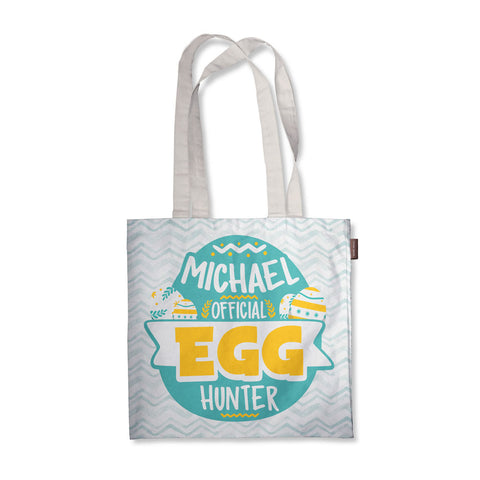 Egg Hunting Personalized Tote Bag