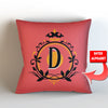 Alphabet Themed Personalized Throw Pillow Cover - 18