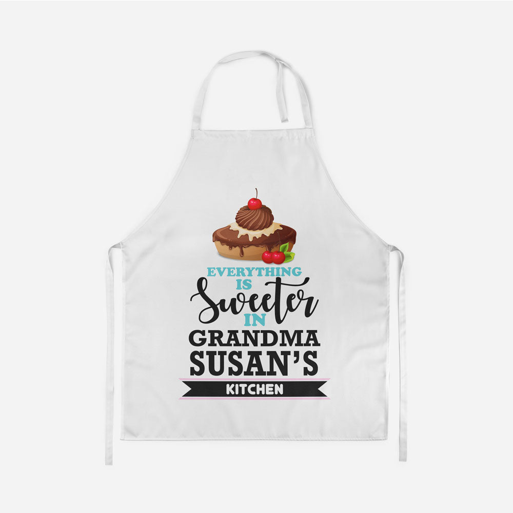 Everything is Sweeter in Grandma’s Kitchen Personalized Apron