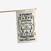 A Family That Camps Together Personalized Flag