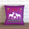 First Christmas as Mom and Dad Throw Pillow Cover - 18