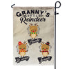 Grandma’s Little Reindeer Personalized Flag