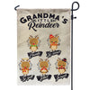 Grandma’s Little Reindeer Personalized Flag