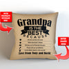 Grandad is The Best Personalized Pillow Cover - 18