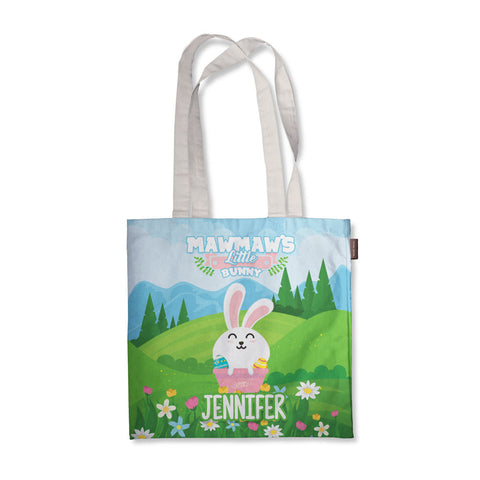 Grandma Bunnies Personalized Tote Bag