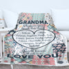 Grandma Whenever You Touch Personalized This Blanket