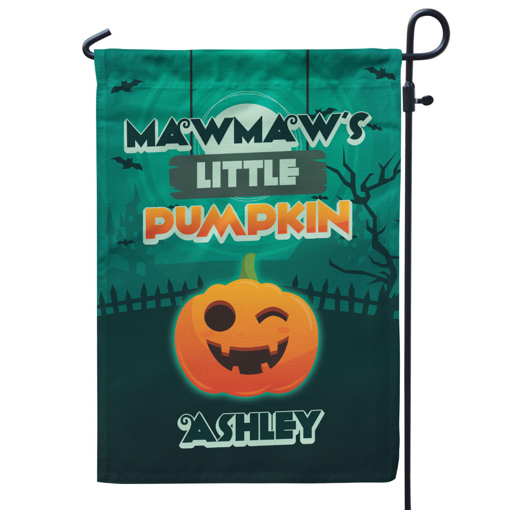 Grandma’s Little Pumpkins Halloween Personalized Flag