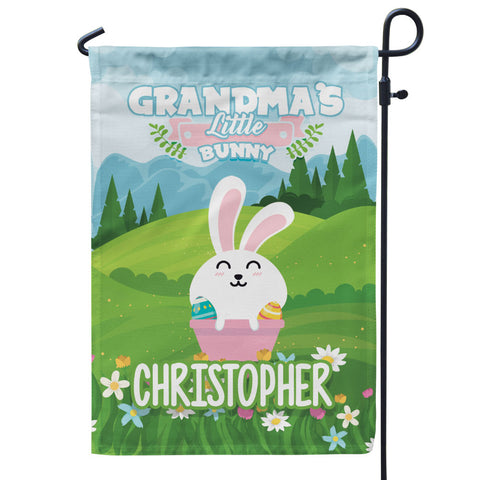Grandma’s Little Bunnies Personalized Flag