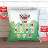 Grandma’s Garden Of Love Personalized Pillow Cover - 18