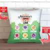 Grandma’s Garden Of Love Personalized Pillow Cover - 18