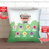 Grandma’s Garden Of Love Personalized Pillow Cover - 18