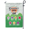 Grandma’s Garden Of Love Personalized Flag