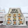 Grandma’s Little Reindeer Personalized Blanket