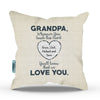 Grandpa Whenever You Touch This Personalized Throw Pillow Cover - 18