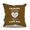 Grandpa Whenever You Touch This Personalized Throw Pillow Cover - 18