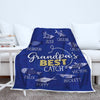 Grandpa's Best Catch Personalized Blanket