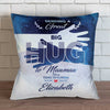 Great Big Hug to Grandma Personalized Throw Pillow Cover - 18