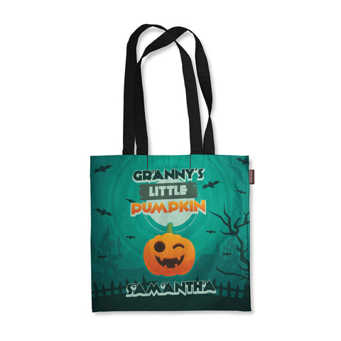 Grandma’s Pumpkins Halloween Personalized Tote Bag