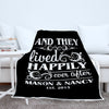 Happily Ever After Personalized Blanket