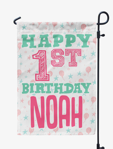 Birthday Personalized Flag