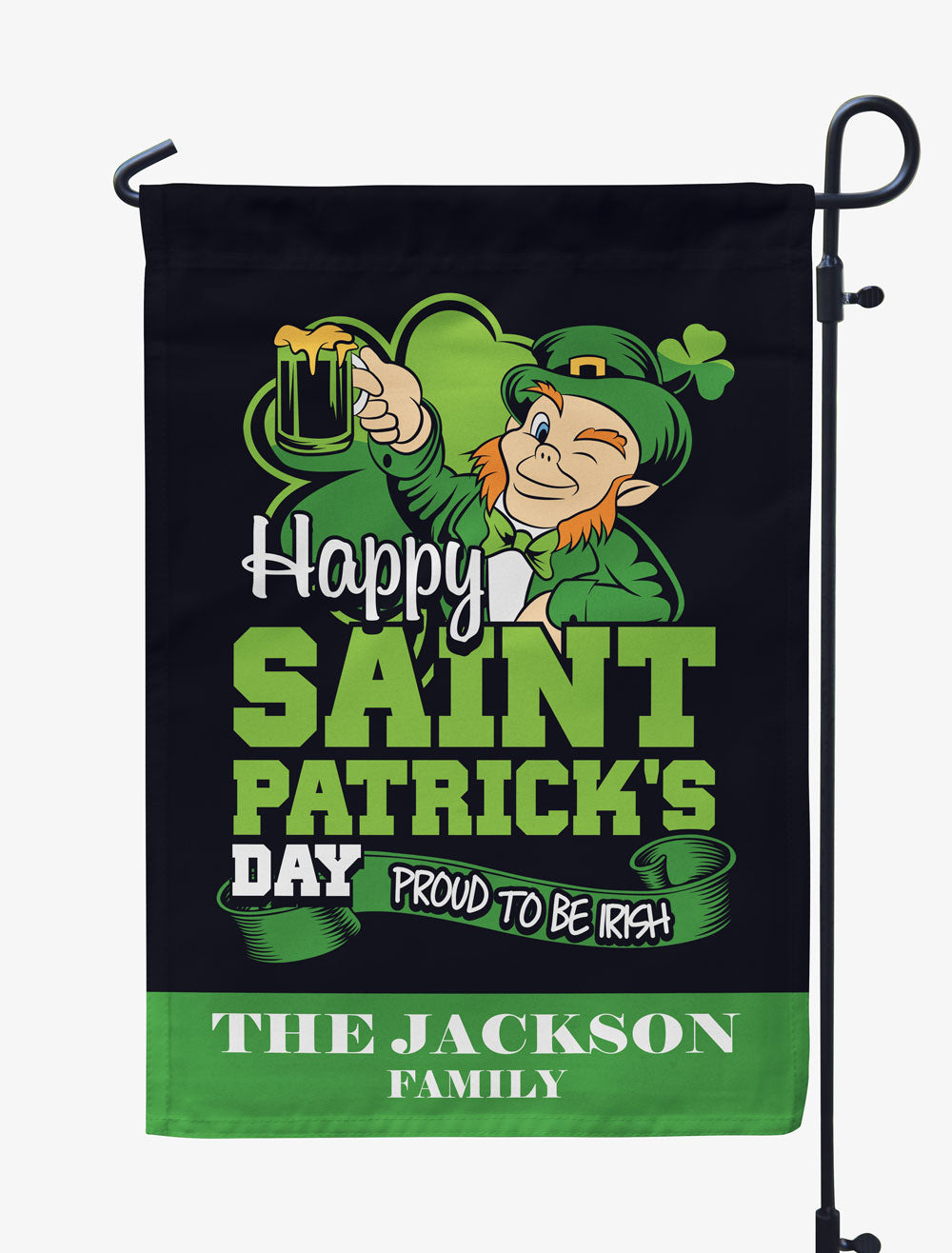 Saint Patrick’s Day Personalized Flag