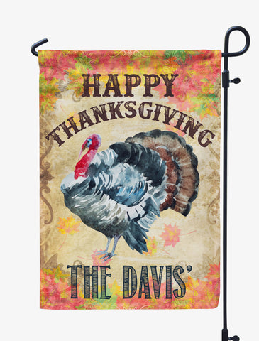 Happy Thanksgiving Flag