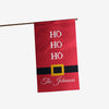Ho Ho Ho Personalized Flag