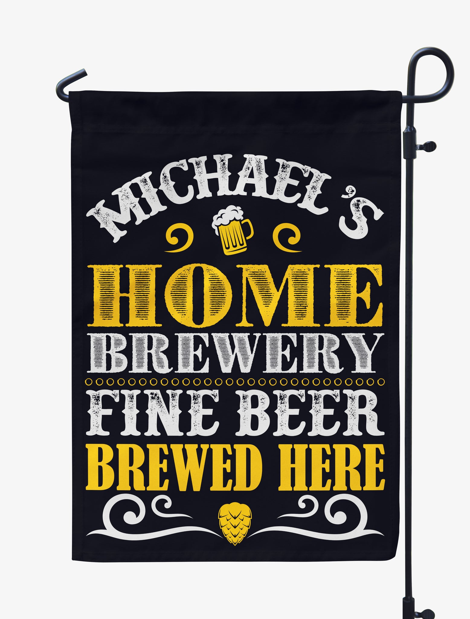 Home Brewery Personalized Flag