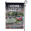 Home Is Where You Park It Photo Personalized Flag