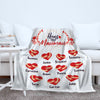 Hugs For Grandma Personalized Blanket